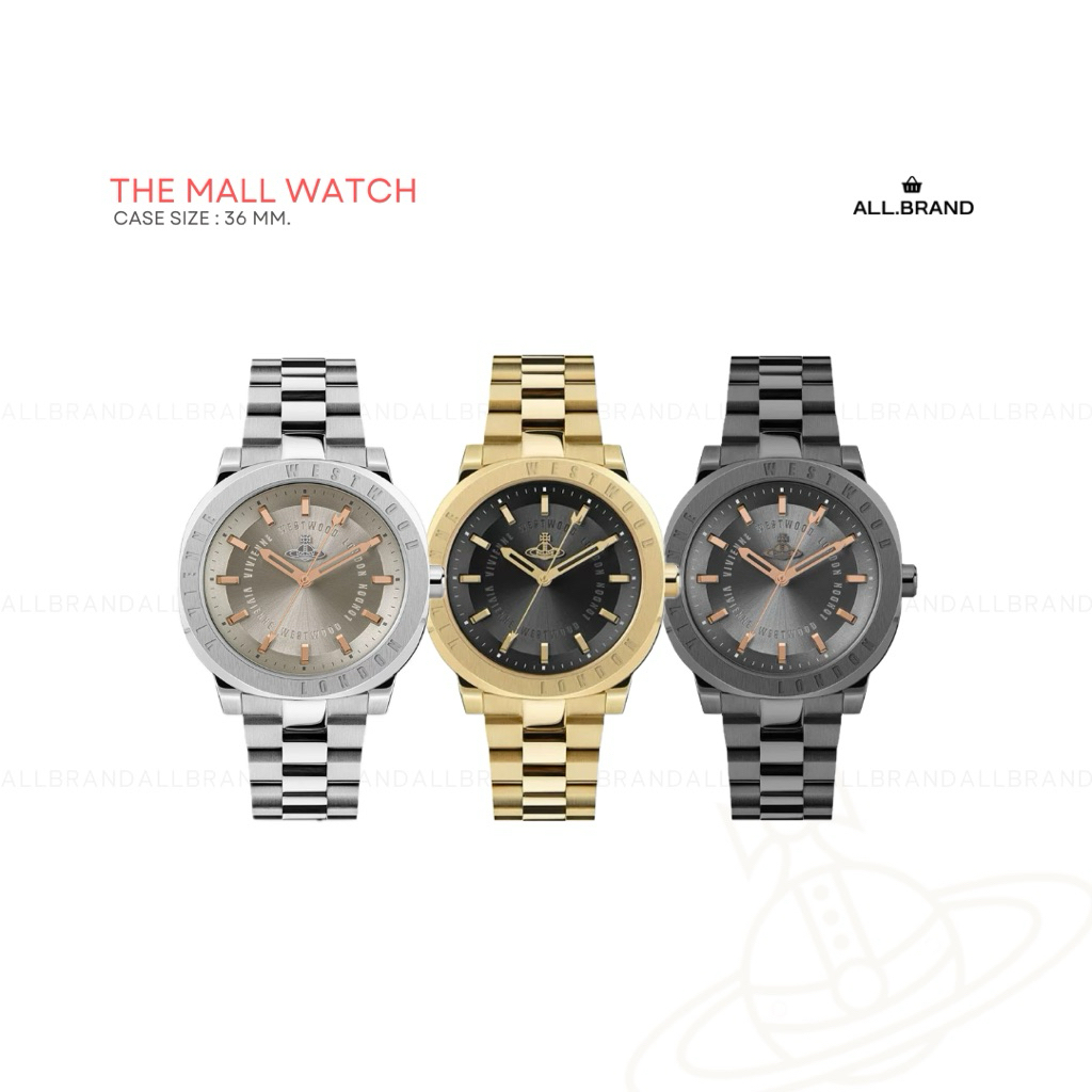 [ฟรี! กล่องเครื่องประดับ] (พร้อมส่ง) นาฬิกา VW รุ่น THE MALL🪐