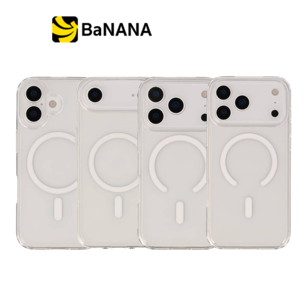 เคส QPLUS iPhone 17/Air/Pro/Pro Max Crystal Clear with Magnetic by Banana IT