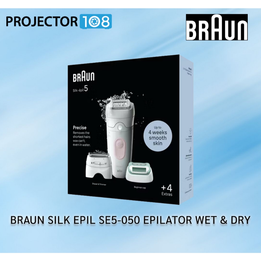 BRAUN SILK EPIL SE5 -050 EPILATOR WET & DRY