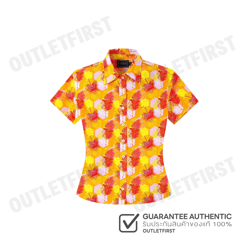 ARROW รุ่น WOMEN'S TROPICAL FABRIC SHIRT CODE: WACC526S3CSOR เสื้อเชิ้ตแขนสั้น เสื้อผู้หญิง เสื้อคอป
