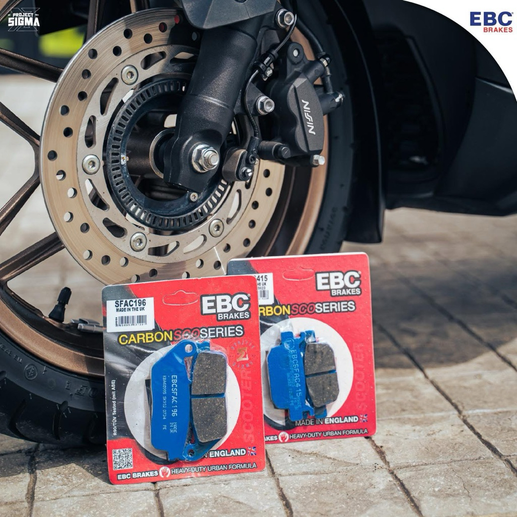 EBC brake FORZA350 Carbon serie F/R