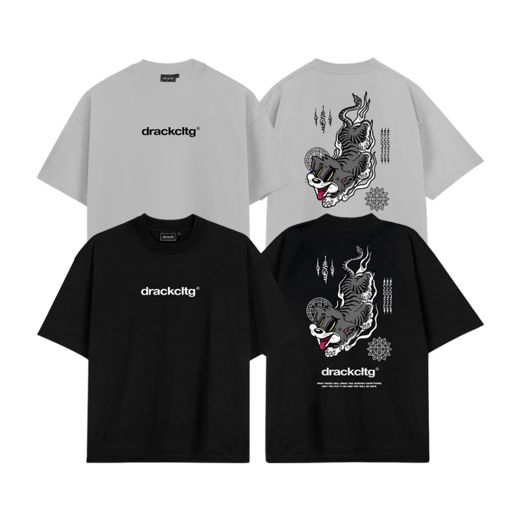 DRACK - NEVER DIE เสื้อยืดคอกลม