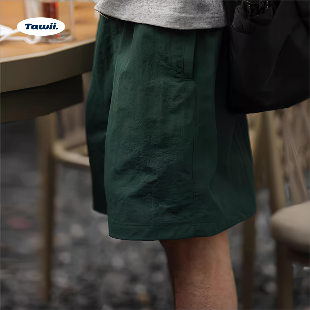 Tawii. กางเกงวิ่ง กางเกงขาสั้น กีฬากลางแจ้ง ผ้ากันน้ำ แห้งเร็ว ใส่สบายและเย็นสบาย Unisex - รูปที่ 2