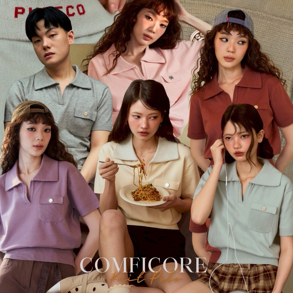 PUFFCO : ComfiCore Knit Polo