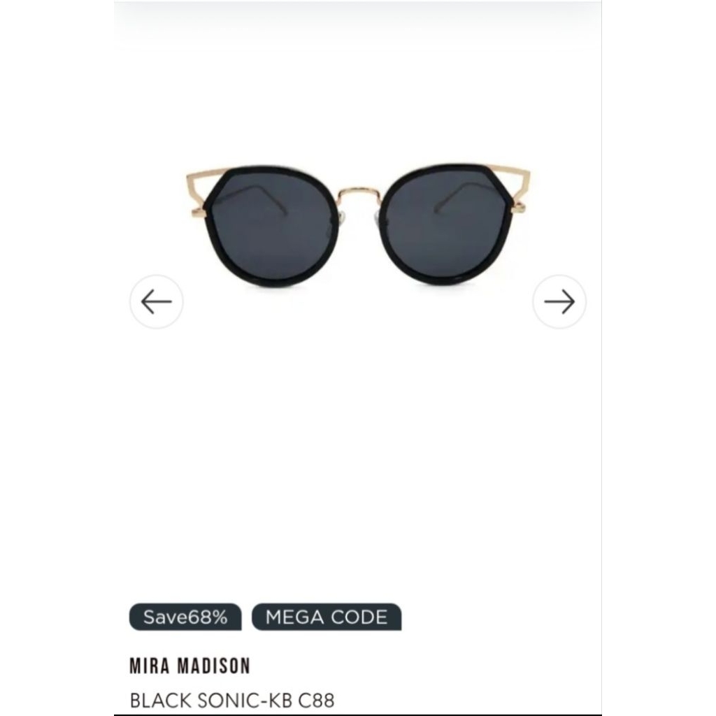 Mira Madison Sunglasses แว่นกันแดดของแท้จากช็อป


