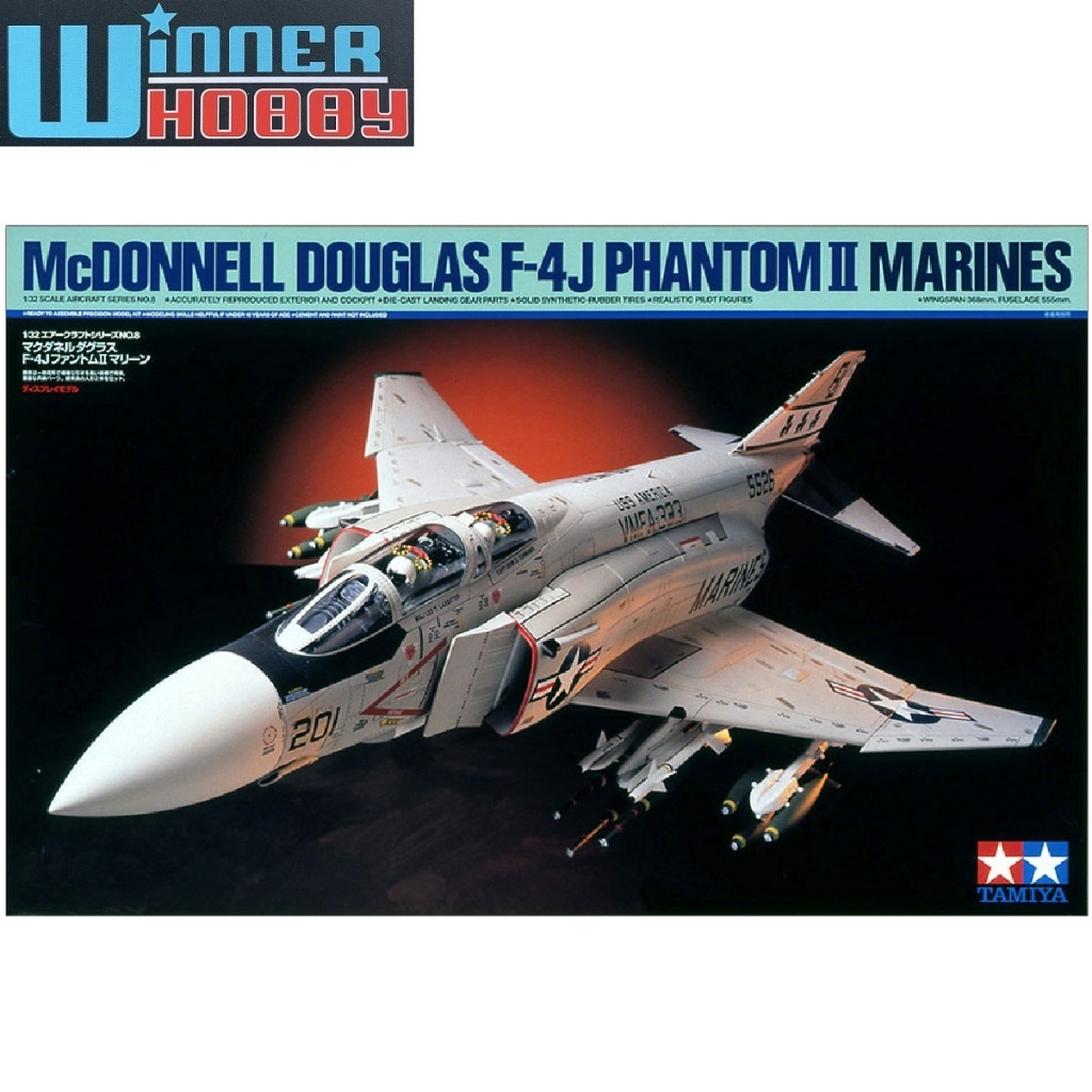Tamiya 60308 McDonnell Douglas F-4J Phantom II Marines 1/32