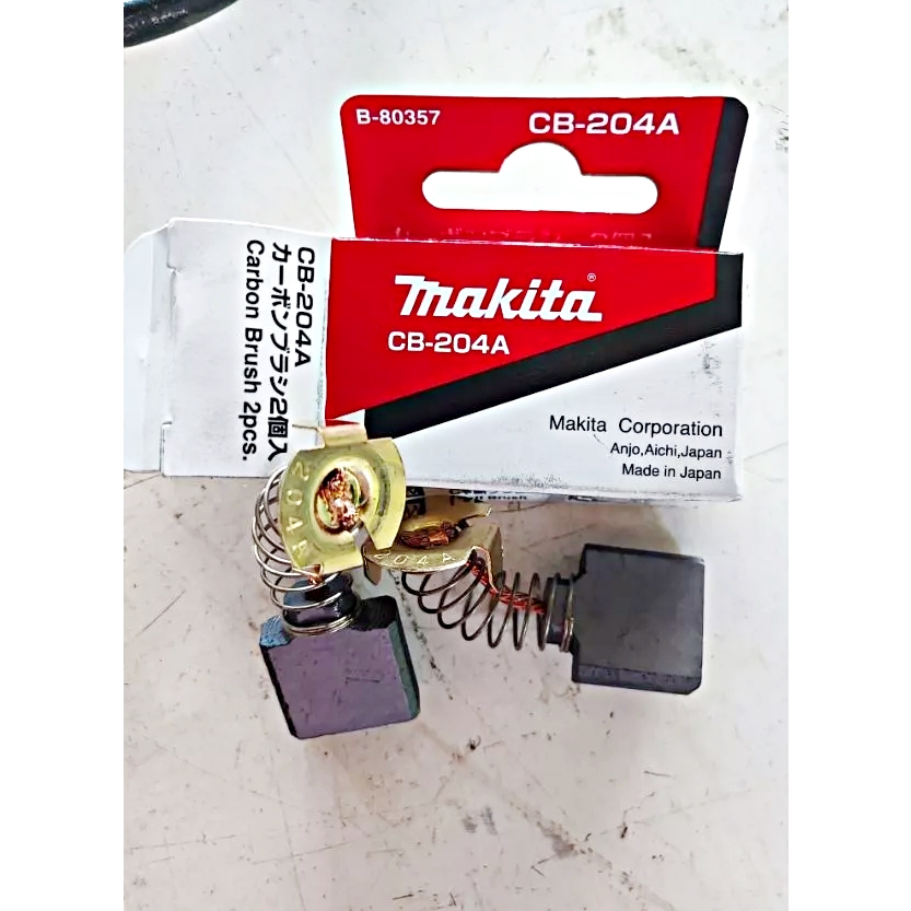 แปรงถ่าน มากิต้า CB-204A แท้ เครื่องเจีย 7" MAKITA GA-7020 ของแท้