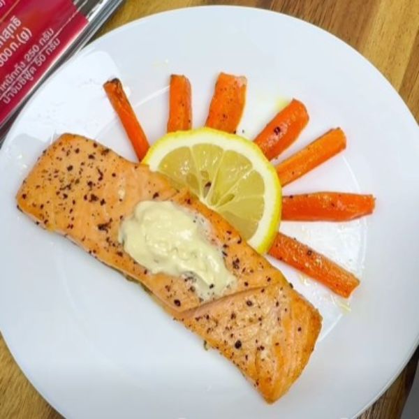 แซลมอนแอดแลนติกหั่นชิ้น King Oscar