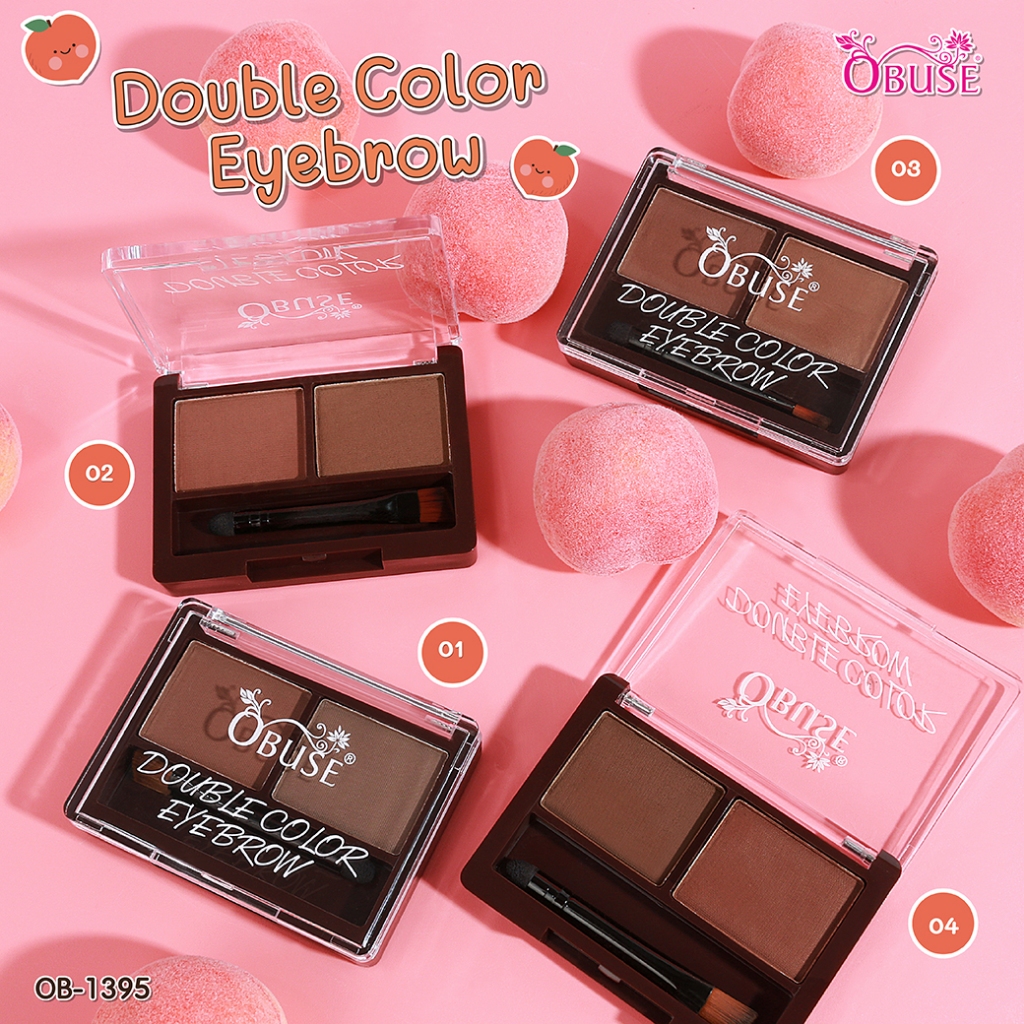 Obuse Double Color Eyebrow ที่เขียนคิ้วแบบฝุ่น (OB-1395)
