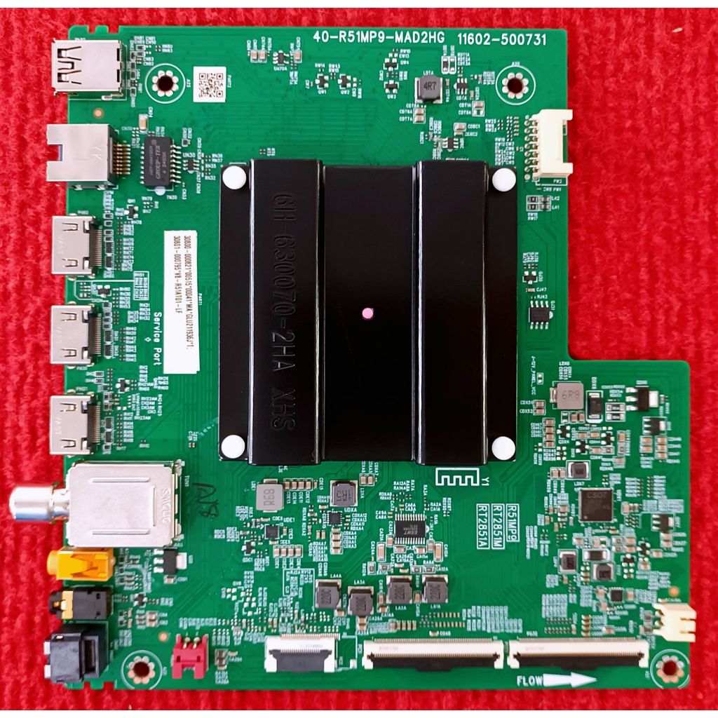 เมนบอร์ดทีวี TCL รุ่น 65P637 , 65T635 , 65T6G , 65P636 พาสบอร์ด  40-R51MP9-MAD2HG