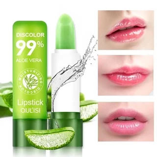 ซื้อ1แถม1🔥99% ลิปว่านหางจระเข้ PEIYEN aloe vera ลิปบาล์มว่านหางจระเข้ ลิปสติกอุณหภูมิเปลี่ยนสีธรรมชาติสีชมพู