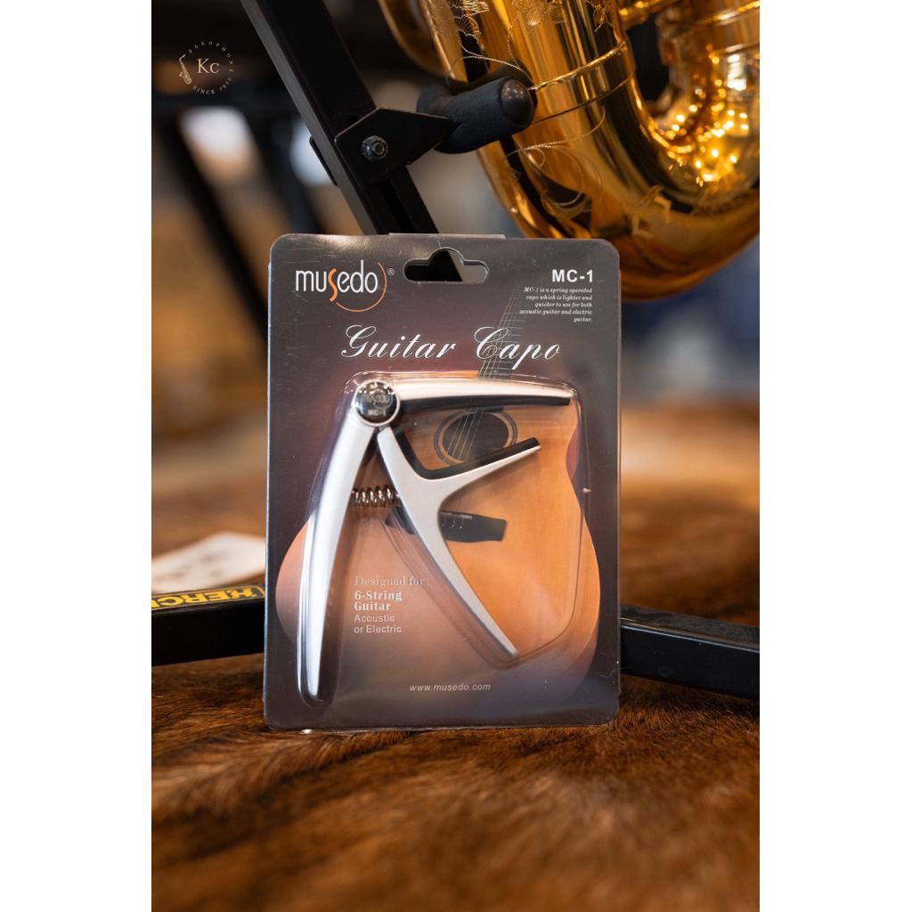 คาโป้ Capo กีต้าร์โปร่ง กีต้าร์ไฟฟ้า Musedo MC-1