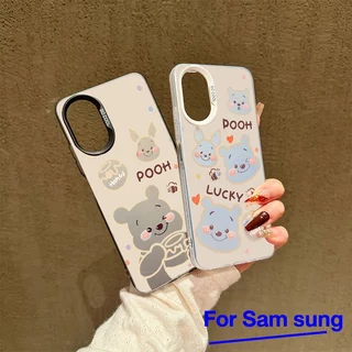 ใช้สำหรับ เคส samsung หมีน้อยน่ารัก A55 A54 A53 A52S A52 A51 A50 A30S A50S A34 A15 A14 A04S/A13S A12 M12 A05S A05
