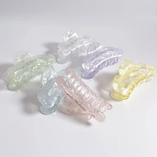 กิ๊บหนีบผมผู้หญิง ติดผม จัดส่งจากประเทศไทย สไตล์เกาหลี สีพาสเทล สีชมพู สาวหวานน่ารัก กิ๊บหนีบผมขนาดใหญ่