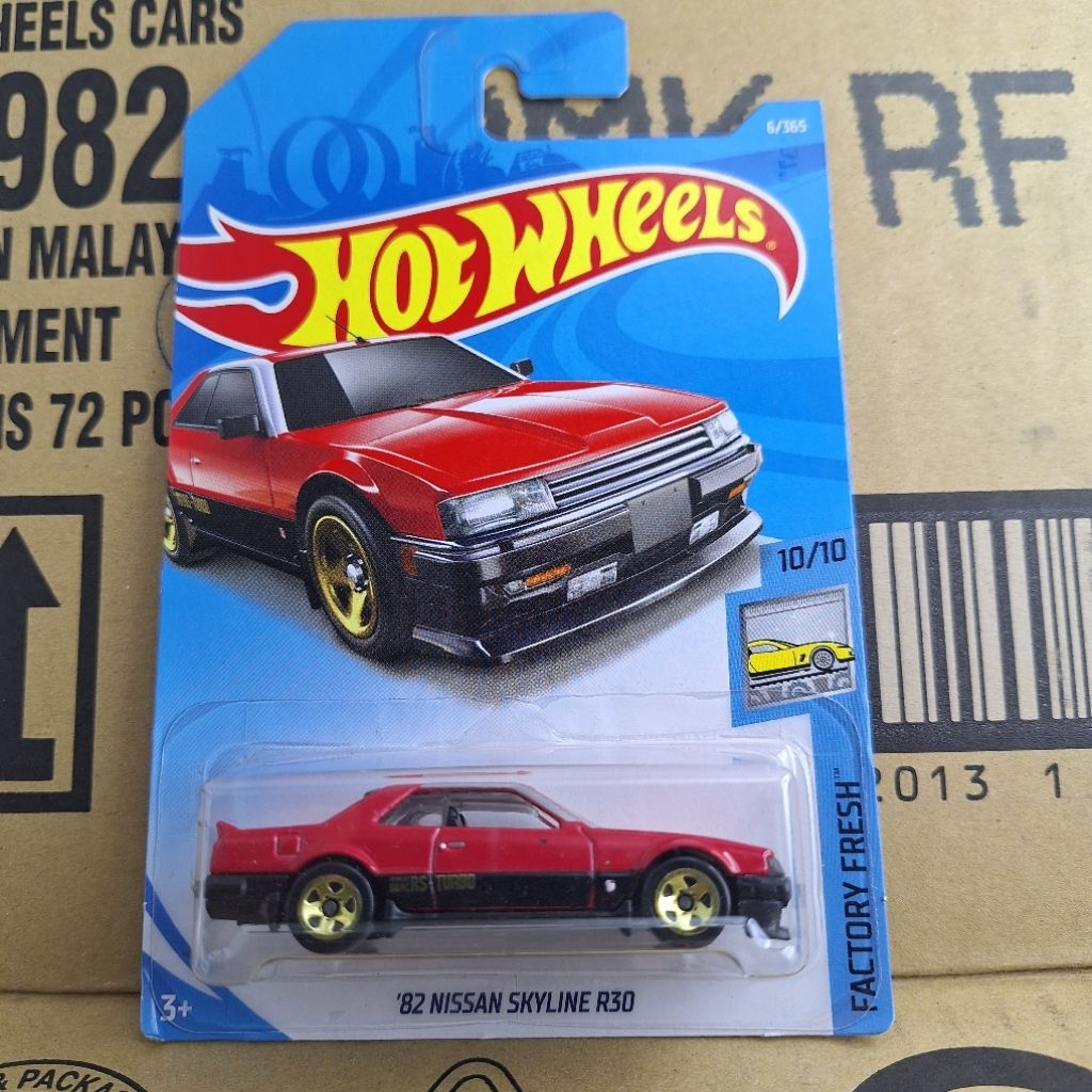รถเหล็ก Hotwheels 82 NISSAN SKYLINE R30 6/365 (kg11)