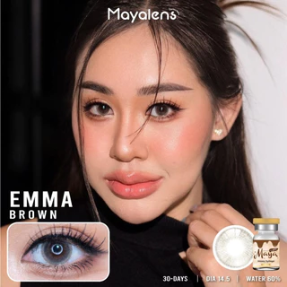 🔥คอนแทคเลนส์ Silicone Hydrogel ✨ขนาดกลาง✨ Emma ✨Mayalens Premium