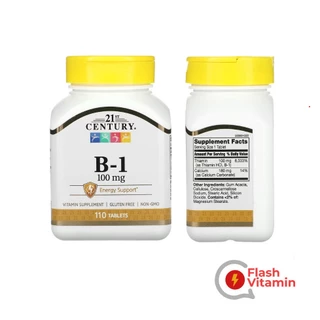 [พร้อมส่ง ] 21st Century , วิตามินบีรวม B-Complex,B-1, B-6, B-12, B-50 Complex , B-100 Complex, Stress B