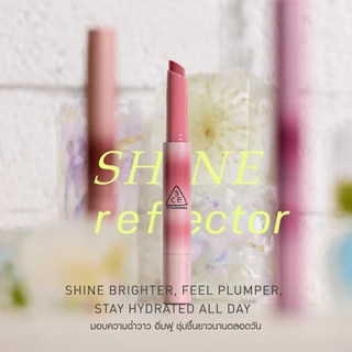 3CE Shine Reflector ทรีซีอี ชายน์ รีเฟล็กเตอร์ ลิปบาล์มเนื้อกลอสฉ่ำวาว บำรุงปากนุ่มชุ่มชื้นตลอดวัน (ลิปสติก,ลิปกลอส)