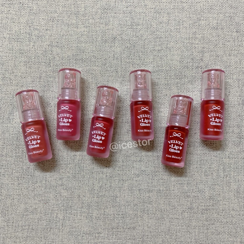 71476ลิปเวลเวท ลิปกลอสเนื้อเวลเวท ทาง่าย พิกเมนเเน่น เหมาะสำหรับทุกโอกาส