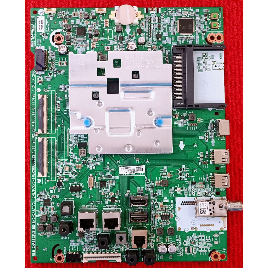 เมนบอร์ดทีวี LG สำหรับรุ่น 55UR761H0TA.ATMGLJD พาสบอร์ด EAX69575002