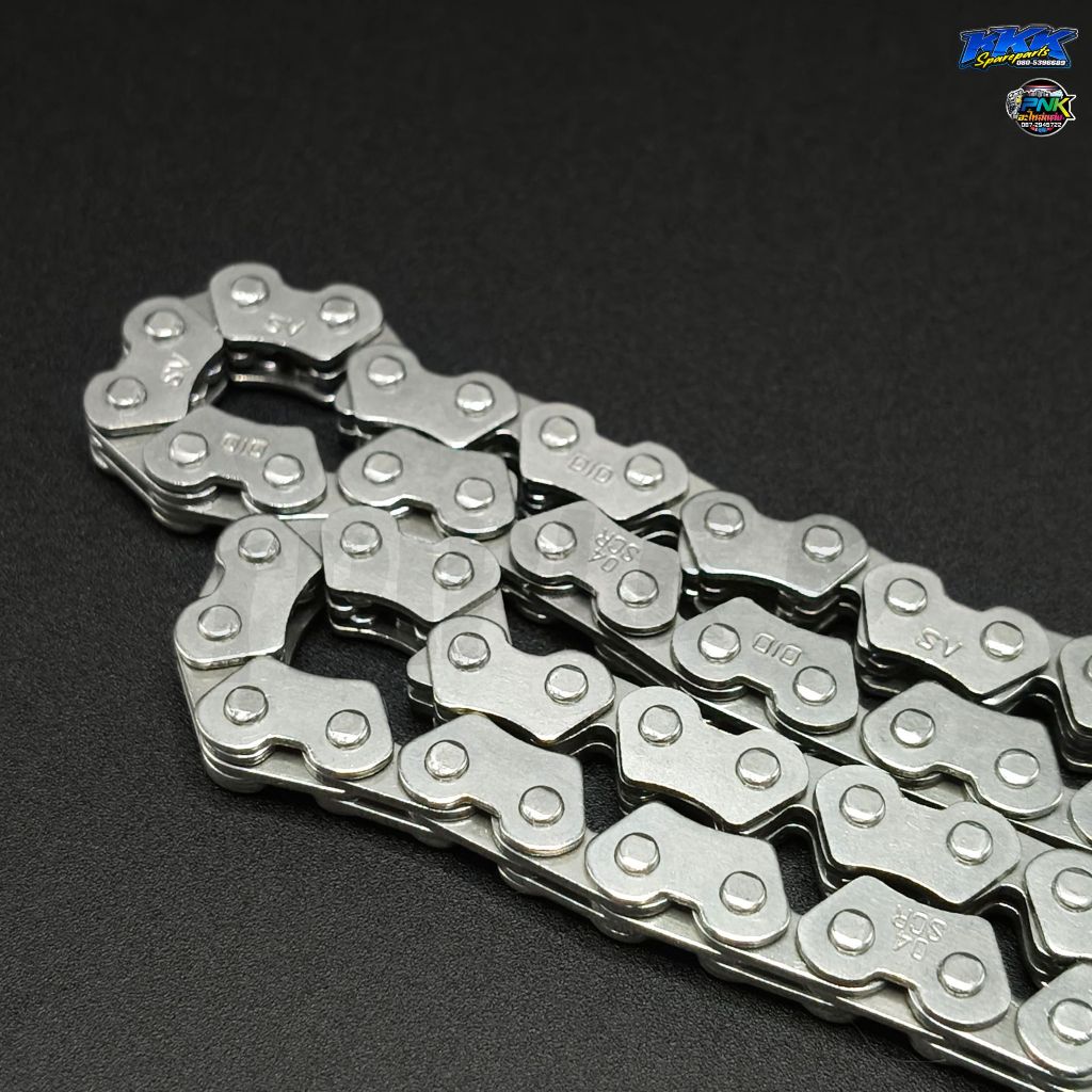โซ่ราวลิ้นแต่ง 90/92/94/96/98 ข้อ สำหรับ Wave125 R,S,X,i บังลม ความยาวพิเศษ ใส่รถมีชักไม่ต้องต่อ - รูปที่ 4