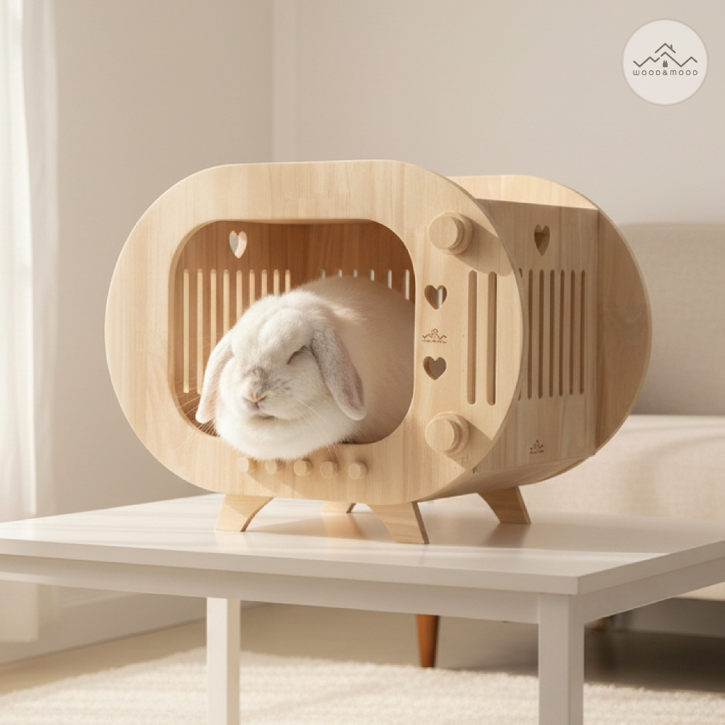 บ้านไม้สัตว์เลี้ยง ทีวี  [WOOD&MOOD] TH