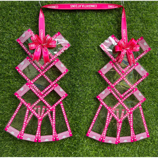 มาลัยสกรีนโบว์หางปลา 20 ใบ ราคาถูก