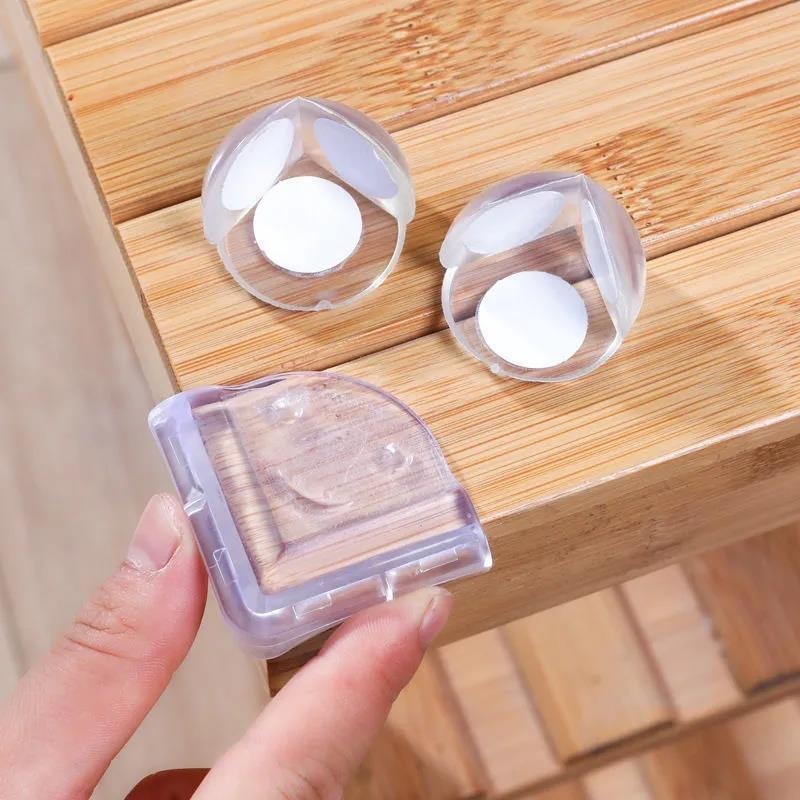 1คู่(2ชิ้น) ซิลิโคนกันกระแทก ติดมุมโต๊ะ/ตู้/เตียง ป้องกันการเดินชน สีใสพร้อมกาว ซิลิโคนใสกันกระแทก กันกระแทกมุมโต๊ะ - รูปที่ 2