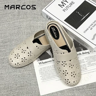 MARCOS รองเท้าแตะผู้หญิง ระบายอากาศ สวมใส่สบาย รองเท้าแฟชั่นผู้หญิง ทนต่อการสึกหรอ รอง เ ทา แตะผู้หญิง #04