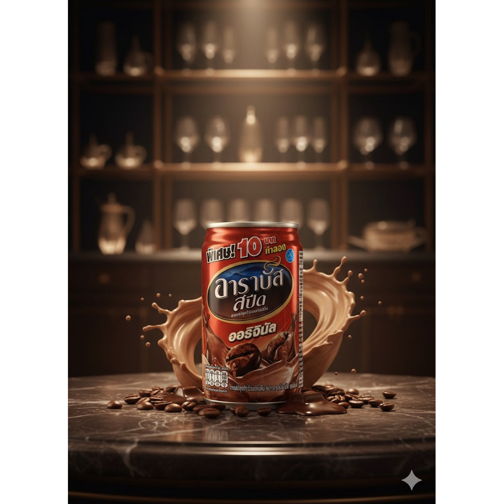 กาแฟอาราบัสสปีด ออริจินัล 140 มล. บรรจุ 30 กระป๋อง