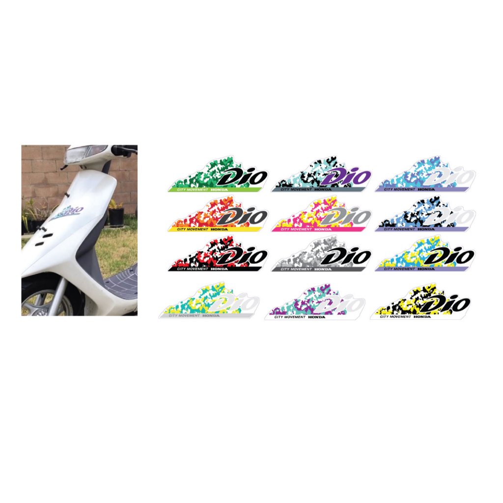 สติ๊กเกอร์ ดีโอ้ sticker HONDA SK50M DIO 1992 AF27 AF28