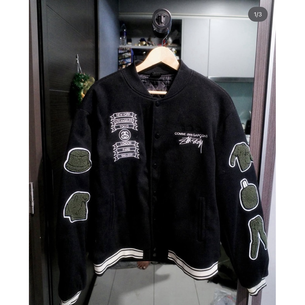CDG X Stussy Jacket เสื้อแจ็คเกต