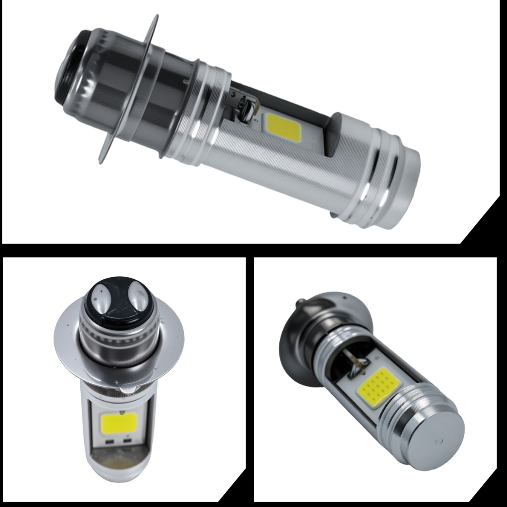 2 ชิ้นไฟหน้ารถจักรยานยนต์ไฟ LED หลอดไฟ P15D T19 ลำแสงสีขาวเย็น มอเตอร์ไซค์สปอตไลท์ - รูปที่ 4