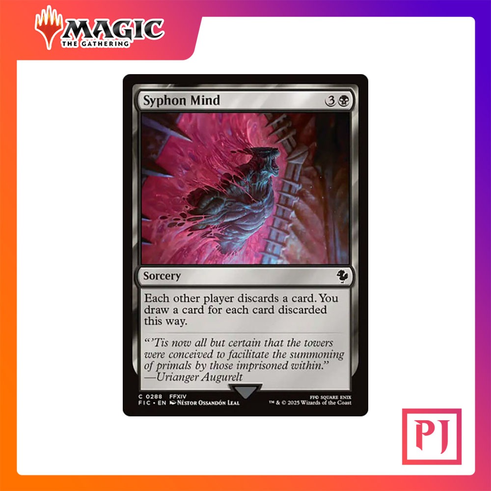 [MTG] Syphon Mind [FIC] [BLACK] [COMMON] [NORMAL] [ENG] (การ์ดเมจิค / Magic the Gathering)