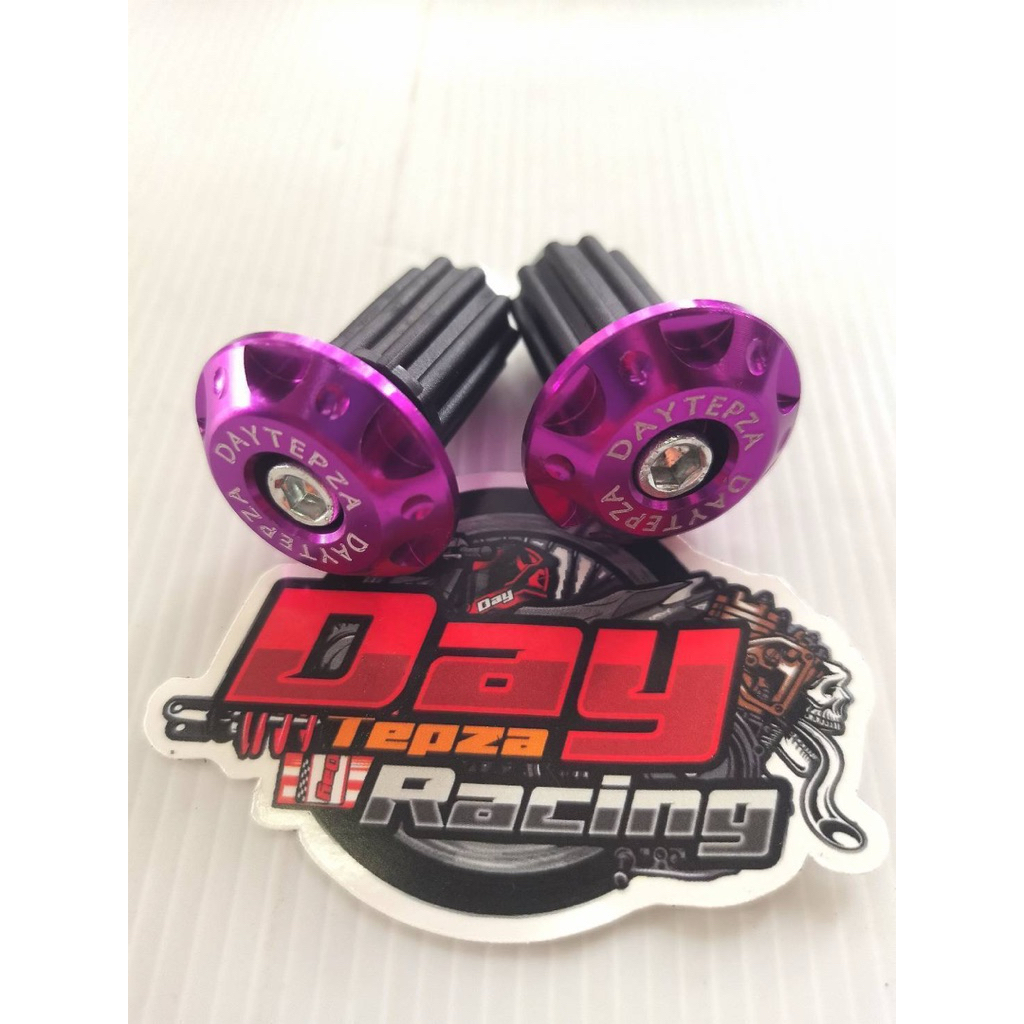 จุกปลายแฮนด์ DAYTEPZA V.5 ปลายแฮนด์ เดย์เทพซ่า งานอลูมิเนียม ตุ้มปลายแฮนด์ ใช้สำหรับรถมอเตอร์ไซค์รุ่นทั่วไป