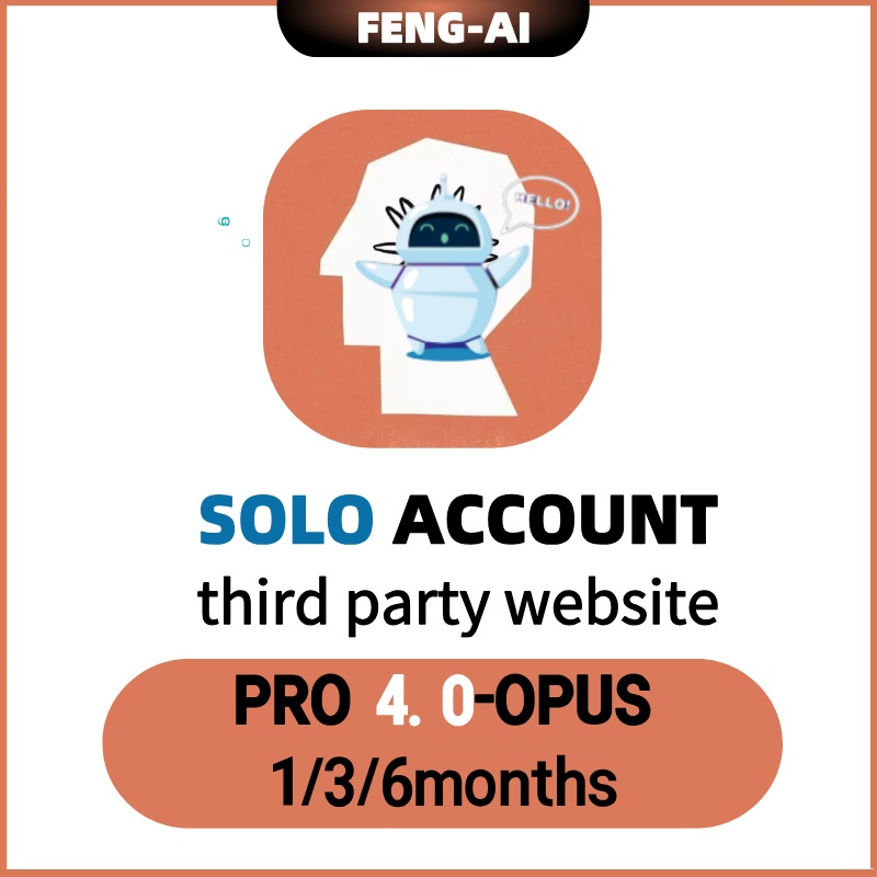 cloude4.0 pro account cloude4.0 opus/sonnet SOLO account 1/3/6months third party website
