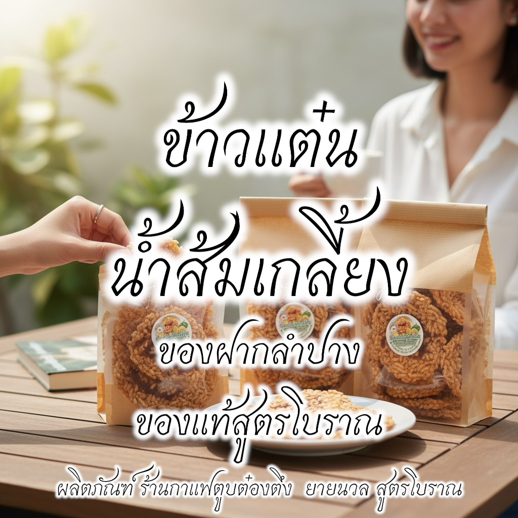 ข้าวแต๋นน้ำส้มเกลี้ยง ภูมิปัญญาท้องถิ่น อ.เถิน จ.ลำปาง