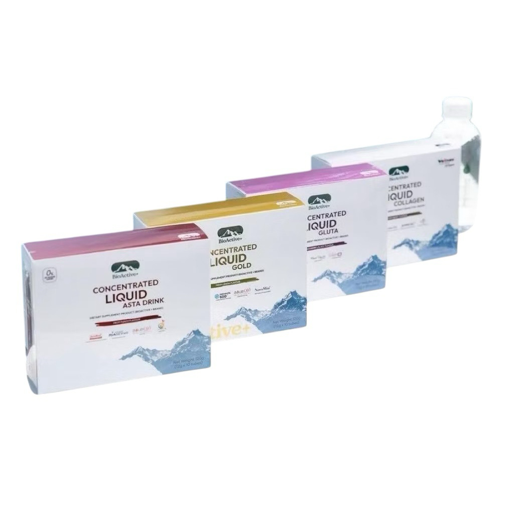 ไบโอแอคทีฟ BioActiveConcentrated Liquid Collagen & Astra Drink & Gold & Gluta  ม