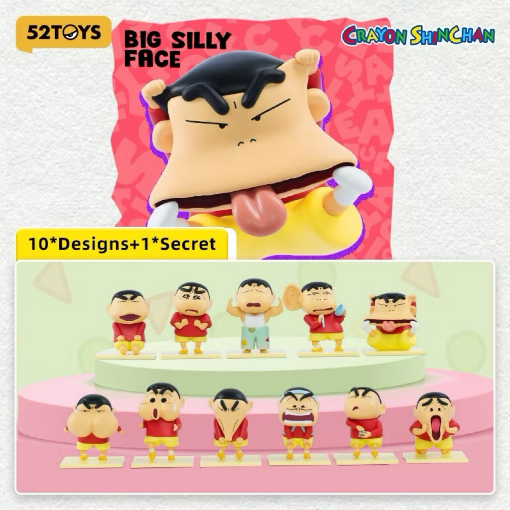 52TOYS Crayon Shinchan Comical Shinchan Series Blind Box Figure Toy