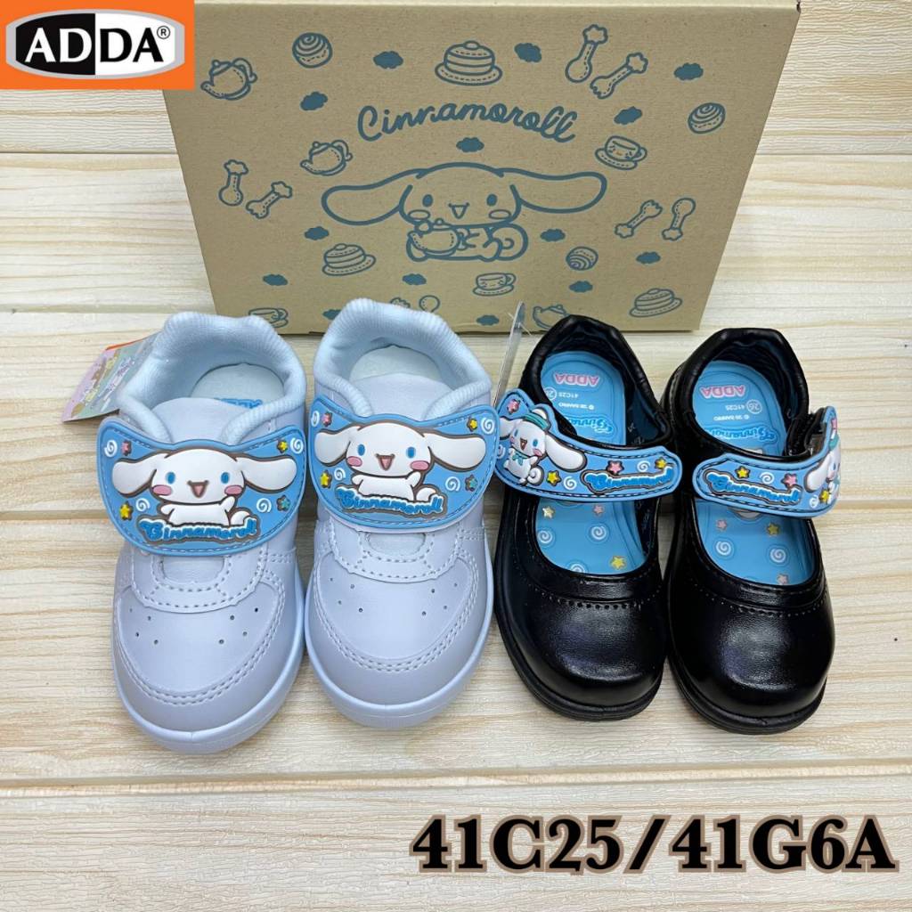 ADDA 41C25 / 41G6A รองเท้านักเรียนหญิง รองเท้าอนุบาลหญิง มีไฟ ใหม่ล่าสุด ลาย Cinnamoroll