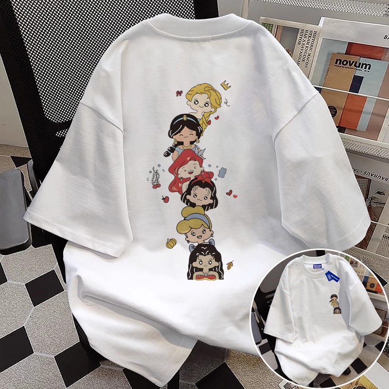 ✨【จัดส่งภายใน 24 ชั่วโมง】 เจ้าหญิง น่ารัก นิทาน เสื้อ เสื้อยืด oversize เสื้อยืดผู้หญิง เสื้อแฟชั่น