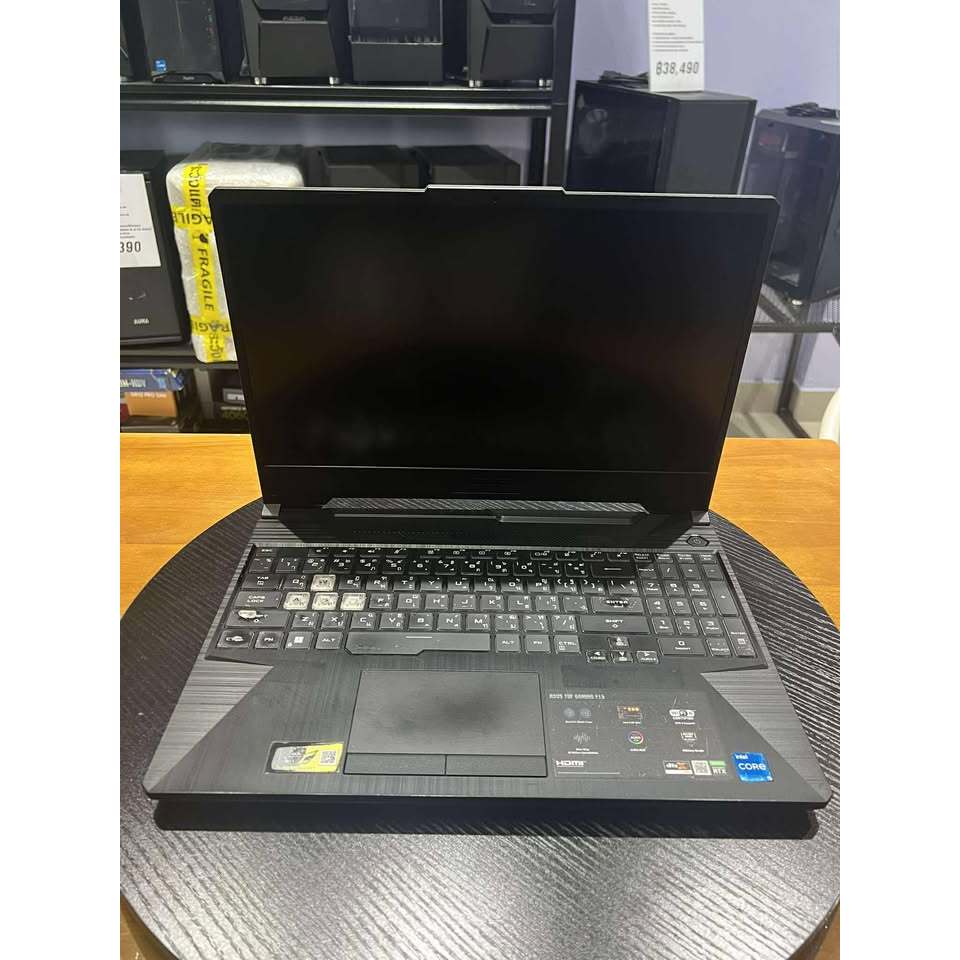 Asus TUF Gaming F15 โน๊ตบุ๊คเกมส์มิ่งมือสอง การ์ดจอแยก I5-11400H/RTX3050 รอยตามการใช้งานทั่วไป อ่านร