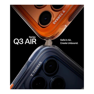TORRAS เคสกันกระแทก Ostand Spin Air Series ใช้สำหรับ iPhone 17 / 17 Pro / 17 Pro Max ขาตั้งหมุนได้ 360