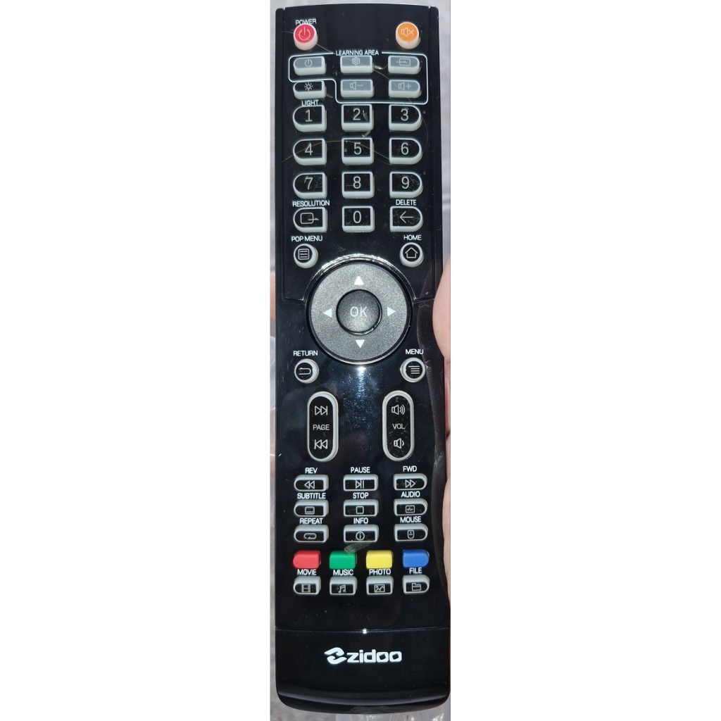 สินค้า มือสอง สภาพใม่แกะมาถ่ายรูป remote zidoo