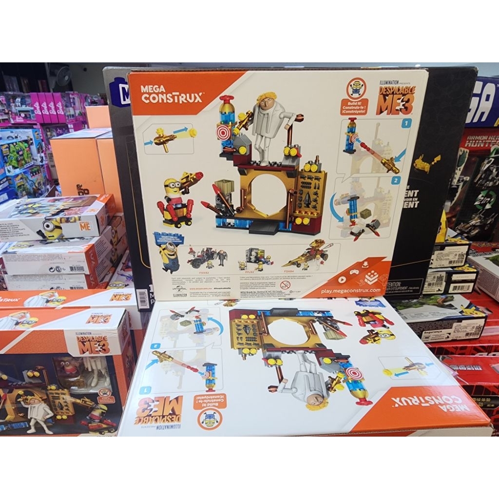 [ของแท้ MEGA Construx] ตัวต่อ Minions Despicable Me 3 ชุด Dru’s Lair 168 ชิ้น พร้อมฟิกเกอร์ Dru & Mi