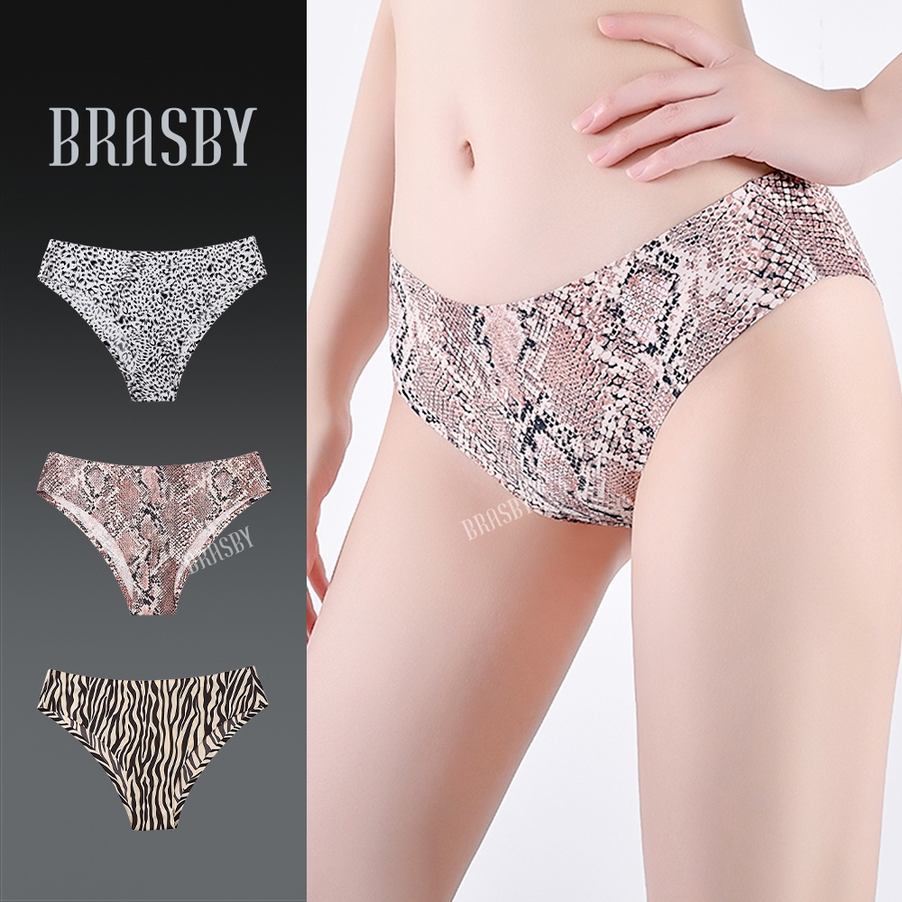 🎉Brasby🎉กางเกงชั้นในเอวต่ำ ผู้หญิงไม่มีรอยต่อ เซ็กซี่ต่ําเอว บิกินี่กางเกงนุ่มสบาย