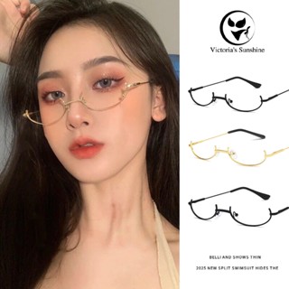 แว่นตาแบบครึ่งกรอบ สําหรับผู้หญิง แว่นตาแฟชั่น สไตล์ญี่ปุ่น …
