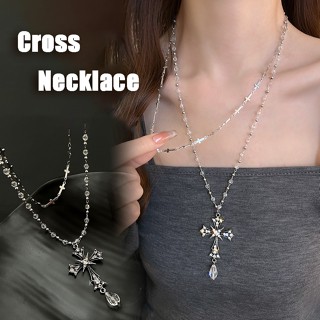 สร้อยคอ necklace สไตล์เกาหลี💫 ins หรูหรา y2k แฟชั่น cross🫧 ส…
