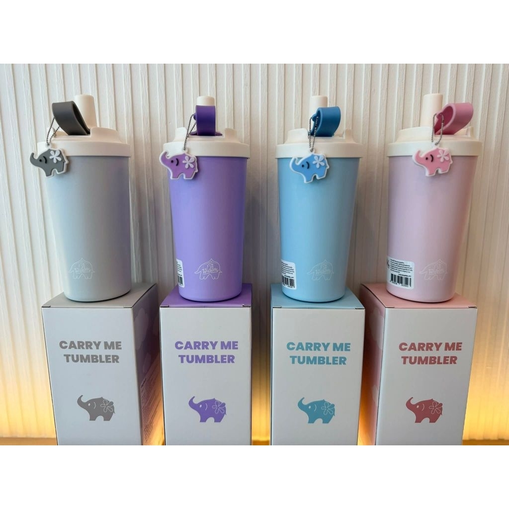 แก้วพันธุ์​ไทย​คอลใหม่✨สีพาลเทล 500 ml.🍀🐻‍❄️