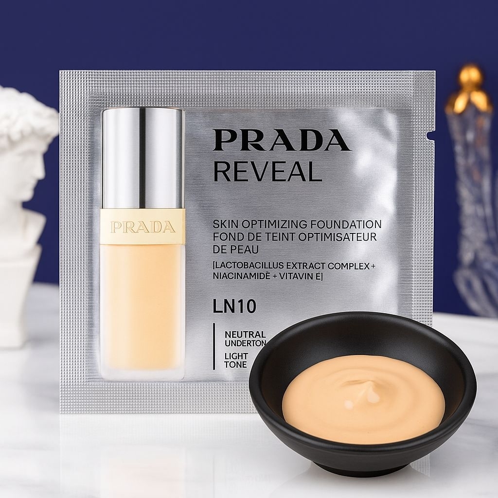 ครีมรองพื้นสูตรบางเบาเกลี้ยง่ายไม่หนักหน้าปราด้าสินค้าREVEAL Skin Optimizing Foundation